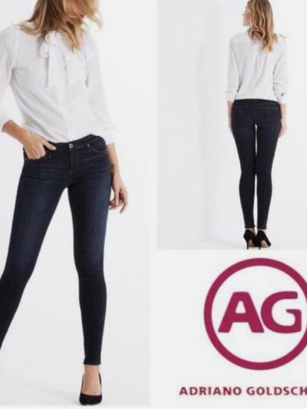Ag Adriano Goldschmied 
AG THE legging SUPER SKINNY Jeans JetSetter Dark